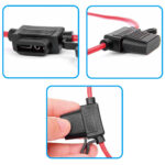 Sicherungshalter 2.5mm, 15A ATO-Sicherung, wasserdicht – Bild 2