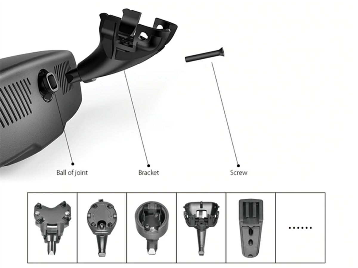 Fahrzeugspezifischer Halter für Spiegelmonitor Porsche 771000-6931 – Bild 4
