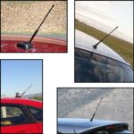 Universal 24 cm Schwarz Stab Antenne AM / FM DAB GSM mit 3 Adapter M4 M5 M6 – Bild 5