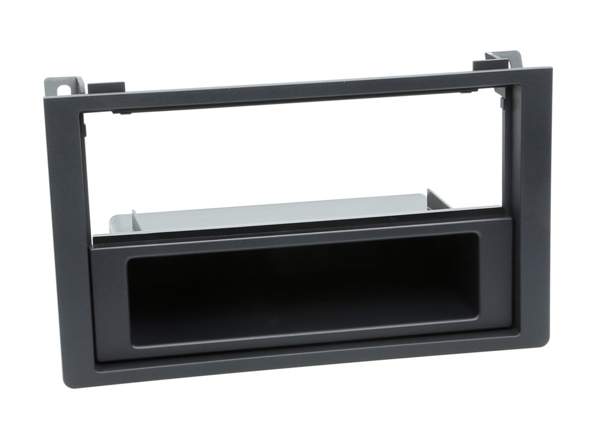 Radioblende SAAB 9.3 ab 2006 2DIN mit Fach schwarz – Bild 1