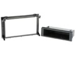 Radioblende SAAB 9.3 ab 2006 2DIN mit Fach schwarz – Bild 3