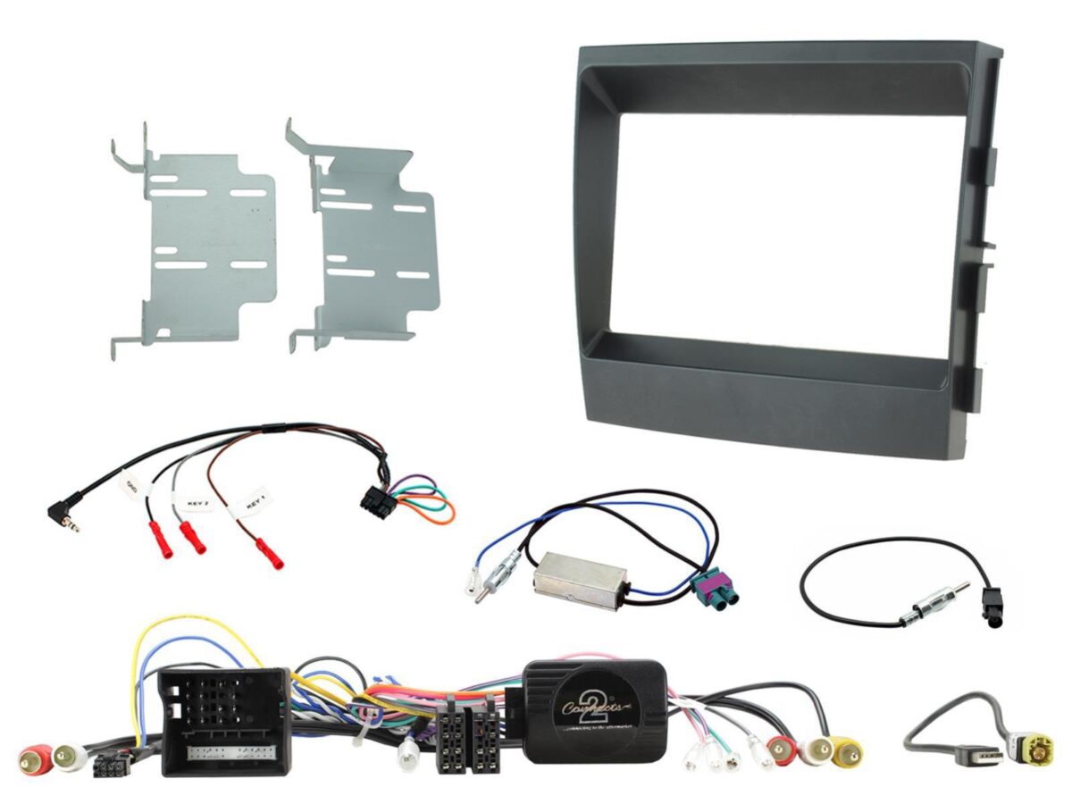 2-DIN Kit Porsche Panamera 2009-2016 LFB/Amp schwarz – Bild 2