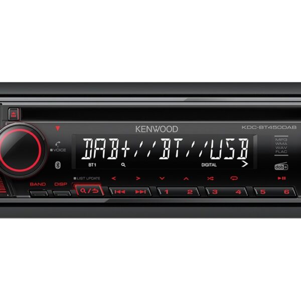Kenwood KDC-BT450DAB mit Bluetooth und DAB Digitalradio