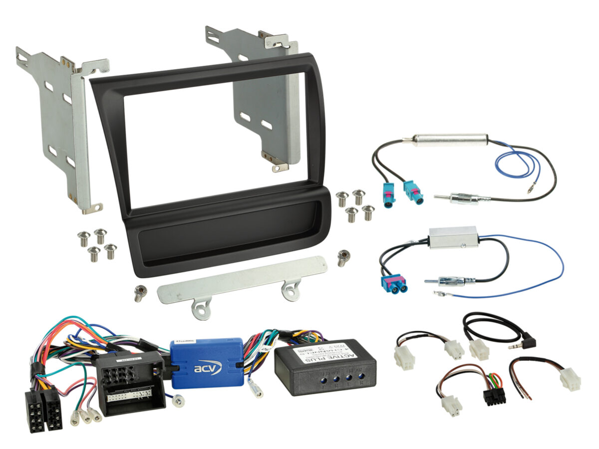 2-DIN Kit Audi R842 2007-2015 LFB/Amp schwarz – Bild 1