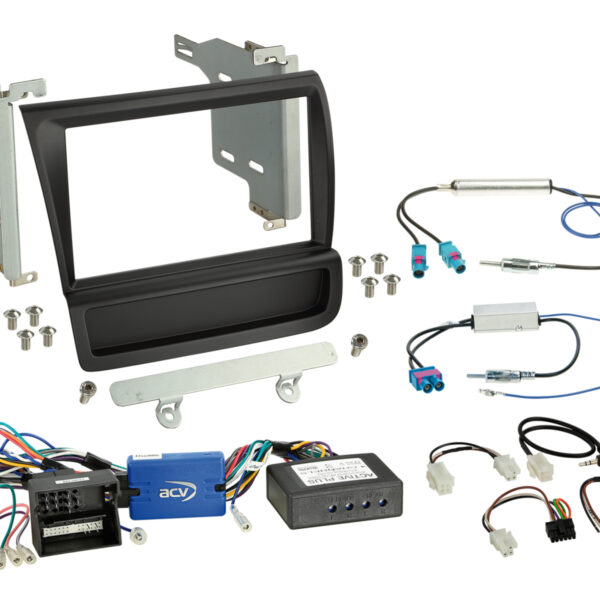 2-DIN Kit Audi R842 2007-2015 LFB/Amp schwarz