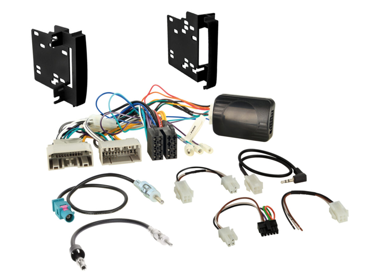 2-DIN Kit Chrysler/Dodge/Jeep/VW LFB/Amp schwarz – Bild 1