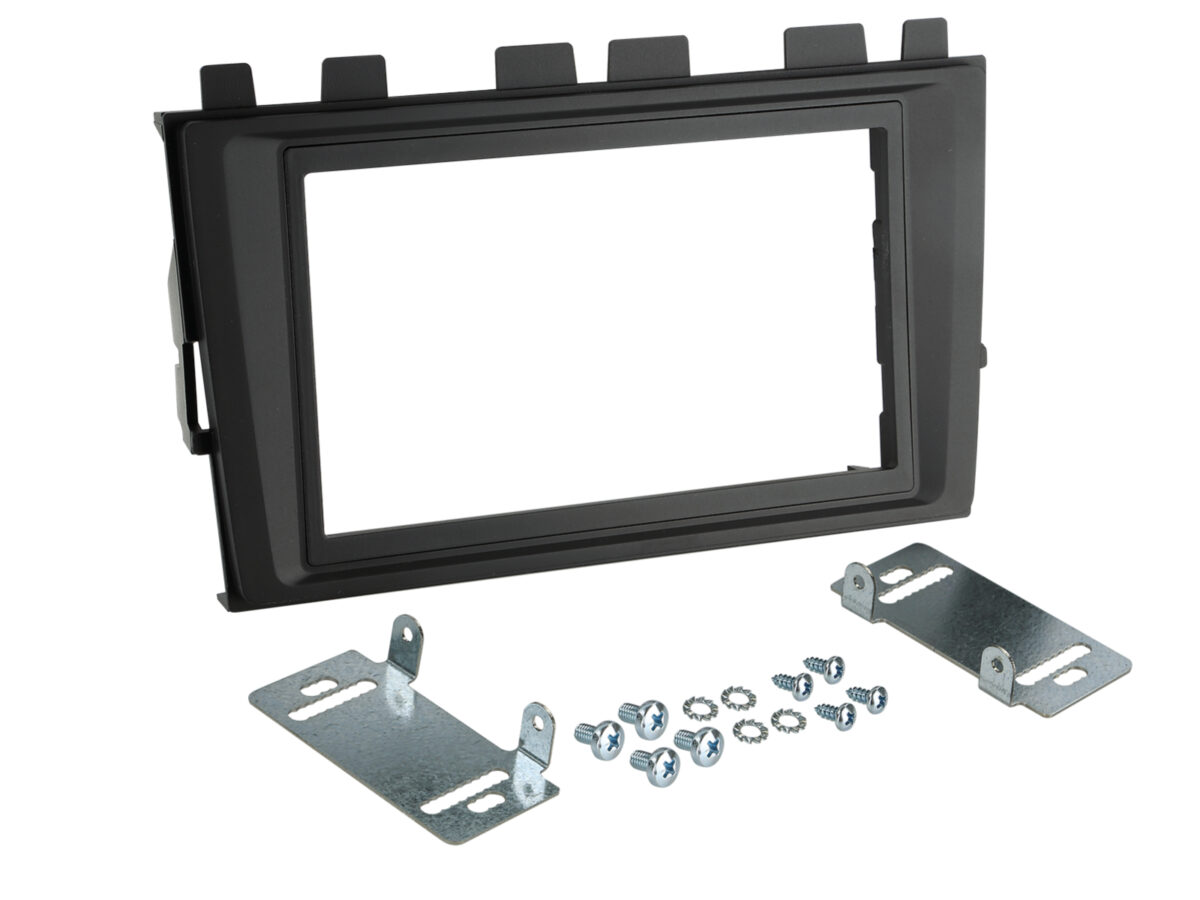 2-DIN Radioblende VW Polo/AW/T 6.17HC schwarz – Bild 1