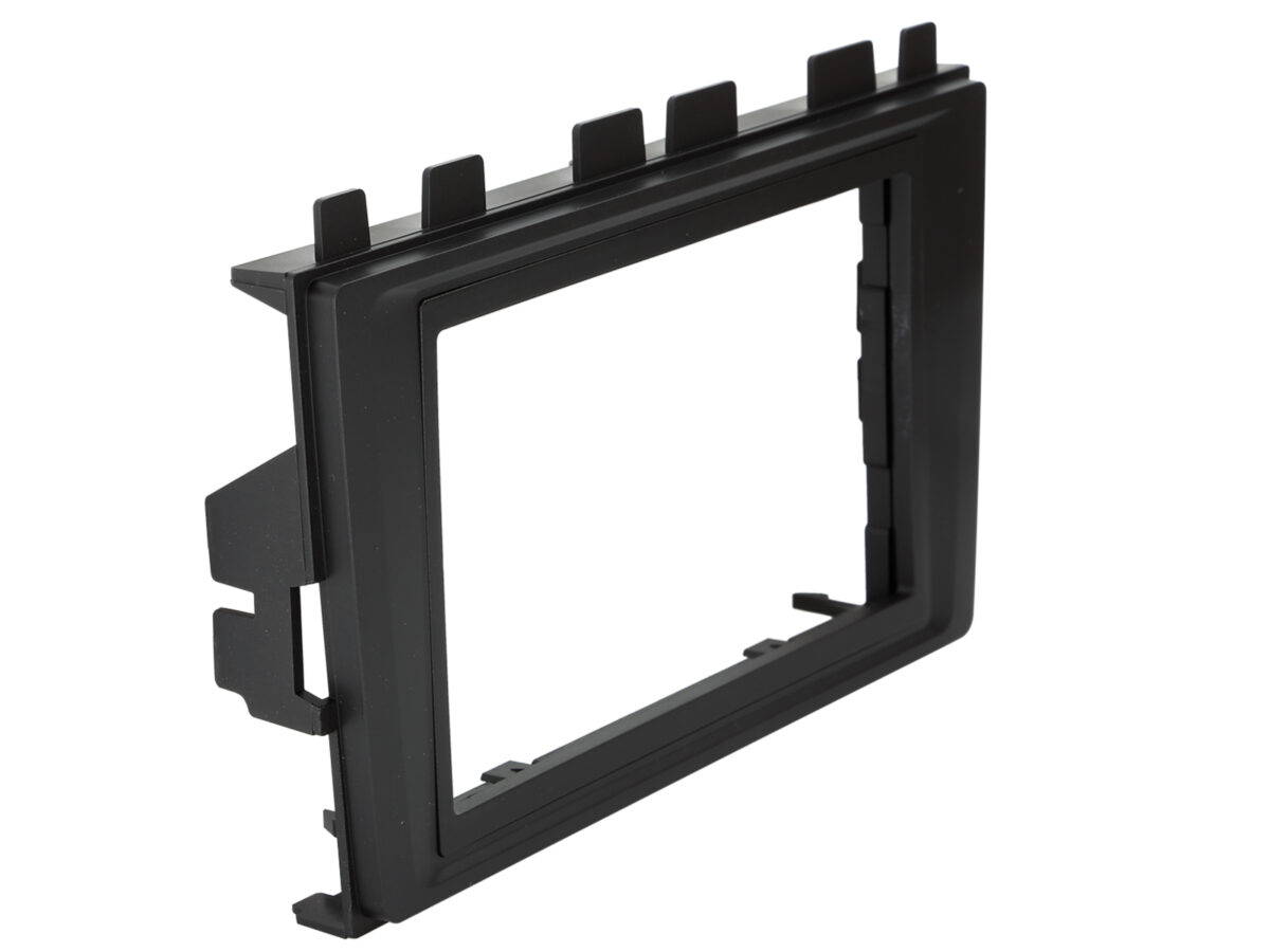 2-DIN Radioblende VW Polo/AW/T 6.17HC schwarz – Bild 2