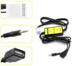USB und AUX Adapter für VW, Skoda, Seat mit Quadlock 12-Pin Anschluss – Bild 2