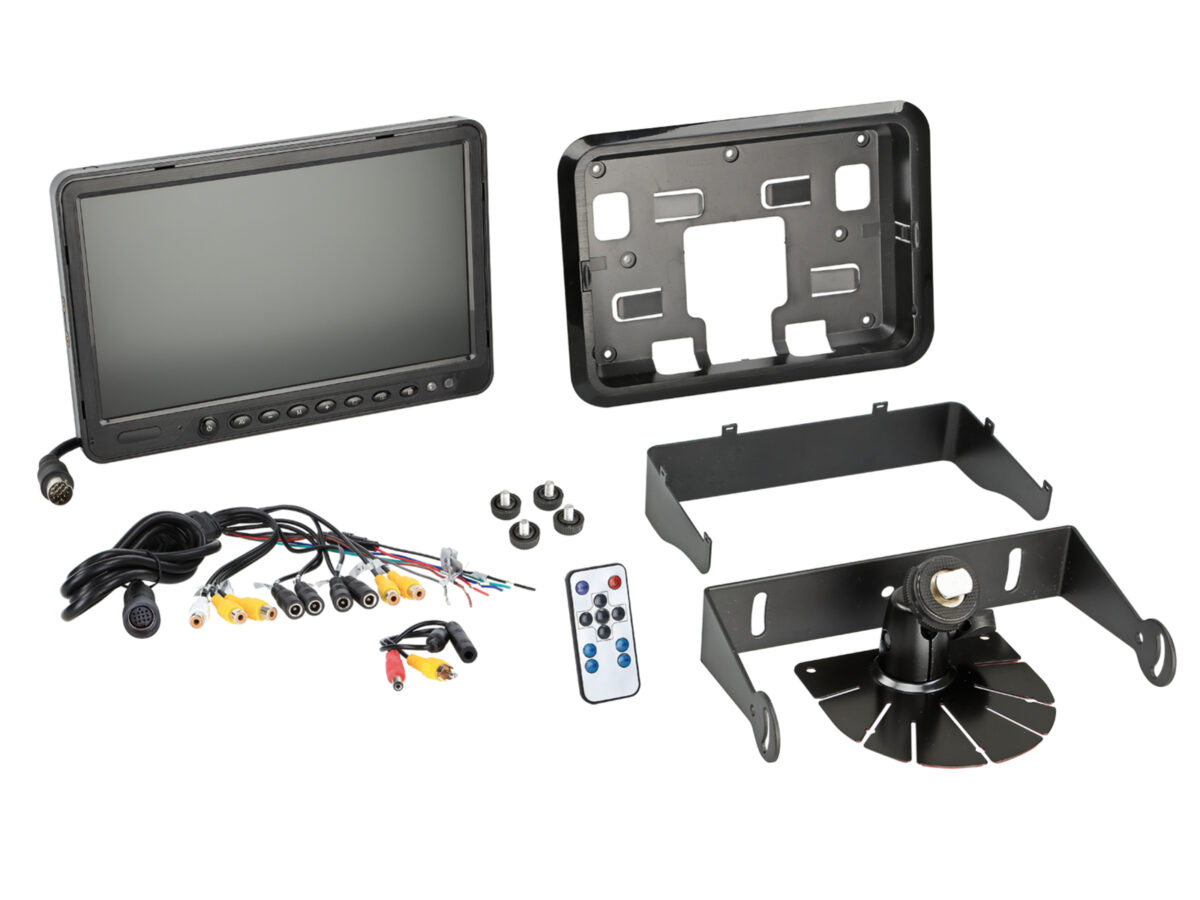 10 Zoll Monitor universal 4 Video Eingänge-Splitscreen – Bild 2