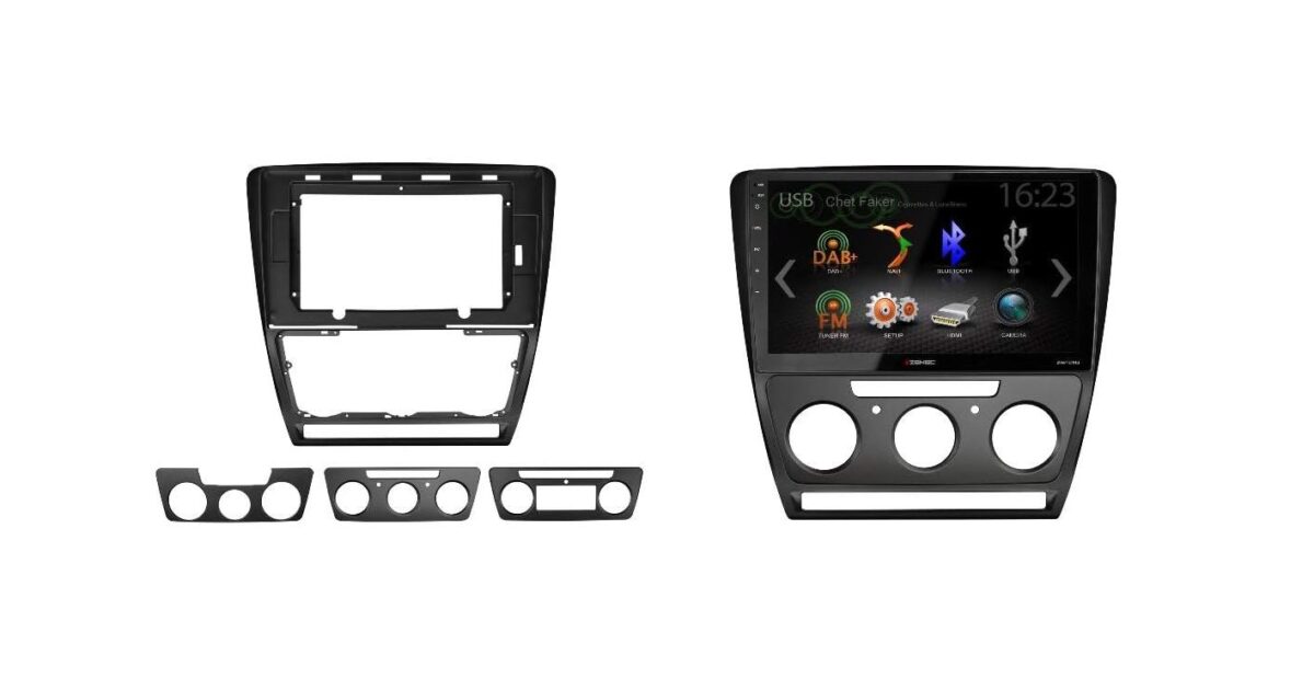 ZENEC Z-F5605 Rahmen für Skoda Oktavia II 1Z – Bild 2