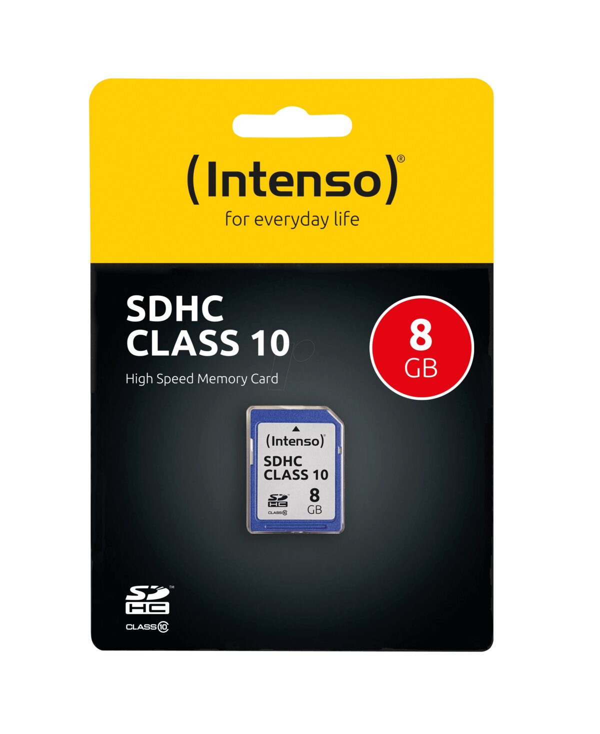 Intenso SD-HC Karte 8GB Class10 – Bild 2
