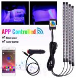RGB 72 LED Innenraumbeleuchtung Fußraumbeleuchtung für Auto mit Apps – Bild 4