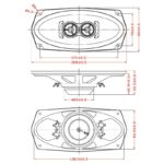 Koaxlautsprecher 4x8, 96x208mm Stück, Neodym – Bild 7