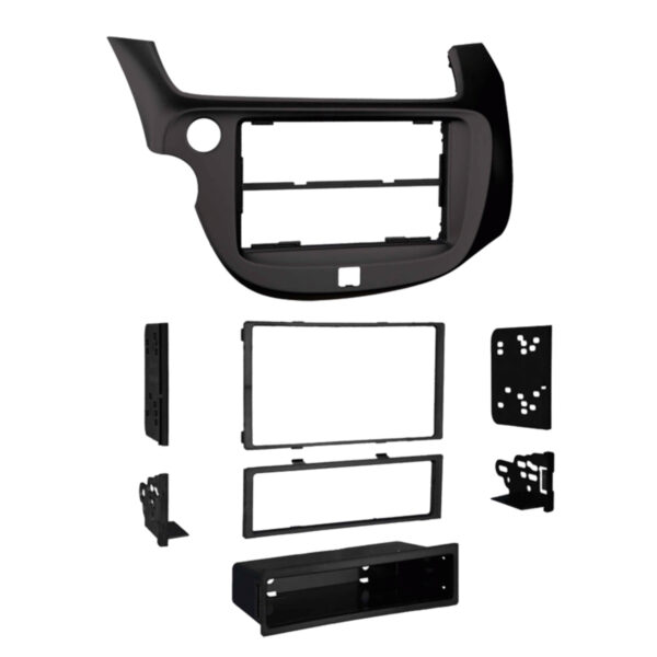 2-DIN Radioblende mit Fach Honda Fit/JazzGE schwarz