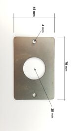 Gummi Türdurchführungstülle mit metal – Bild 5