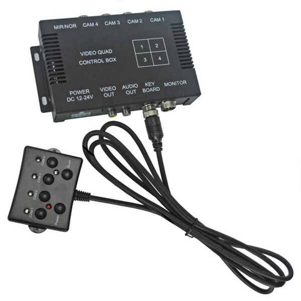 SW-QUAD-4P Videosplitter Heavy Duty Single/Quad