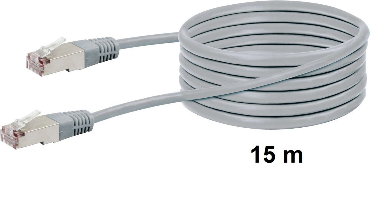 Netzwerk-Kabel CAT-5 Patchkabel 15 m Twisted Pair – Bild 2