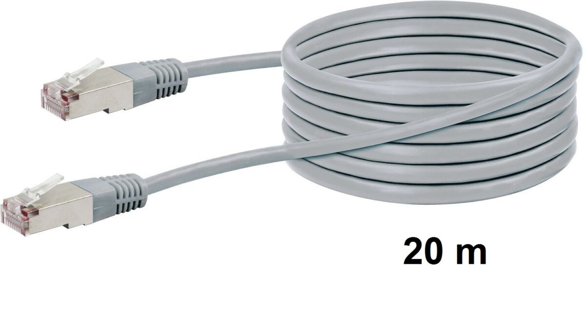 Netzwerk-Kabel CAT-5 Patchkabel 20 m Twisted Pair – Bild 2