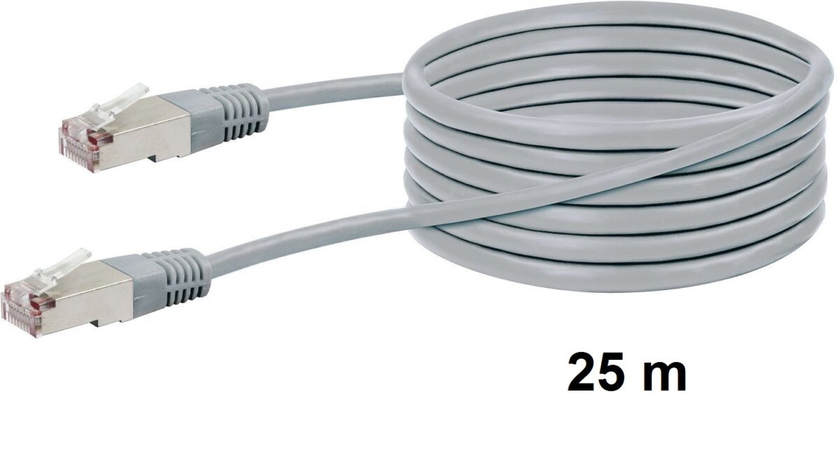 Netzwerk-Kabel CAT-5 Patchkabel 25 m Twisted Pair – Bild 2