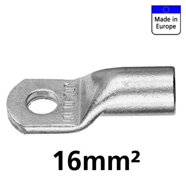 Rohrkabelschuh, 16mm, M8, 15mm breit 2 Stück