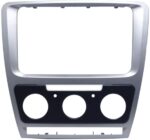 2 Din Auto Radio Kit Skoda Octavia 2008-2013 Farbe silber