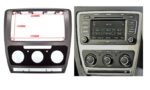 2 Din Auto Radio Kit Skoda Octavia 2008-2013 Farbe silber – Bild 4
