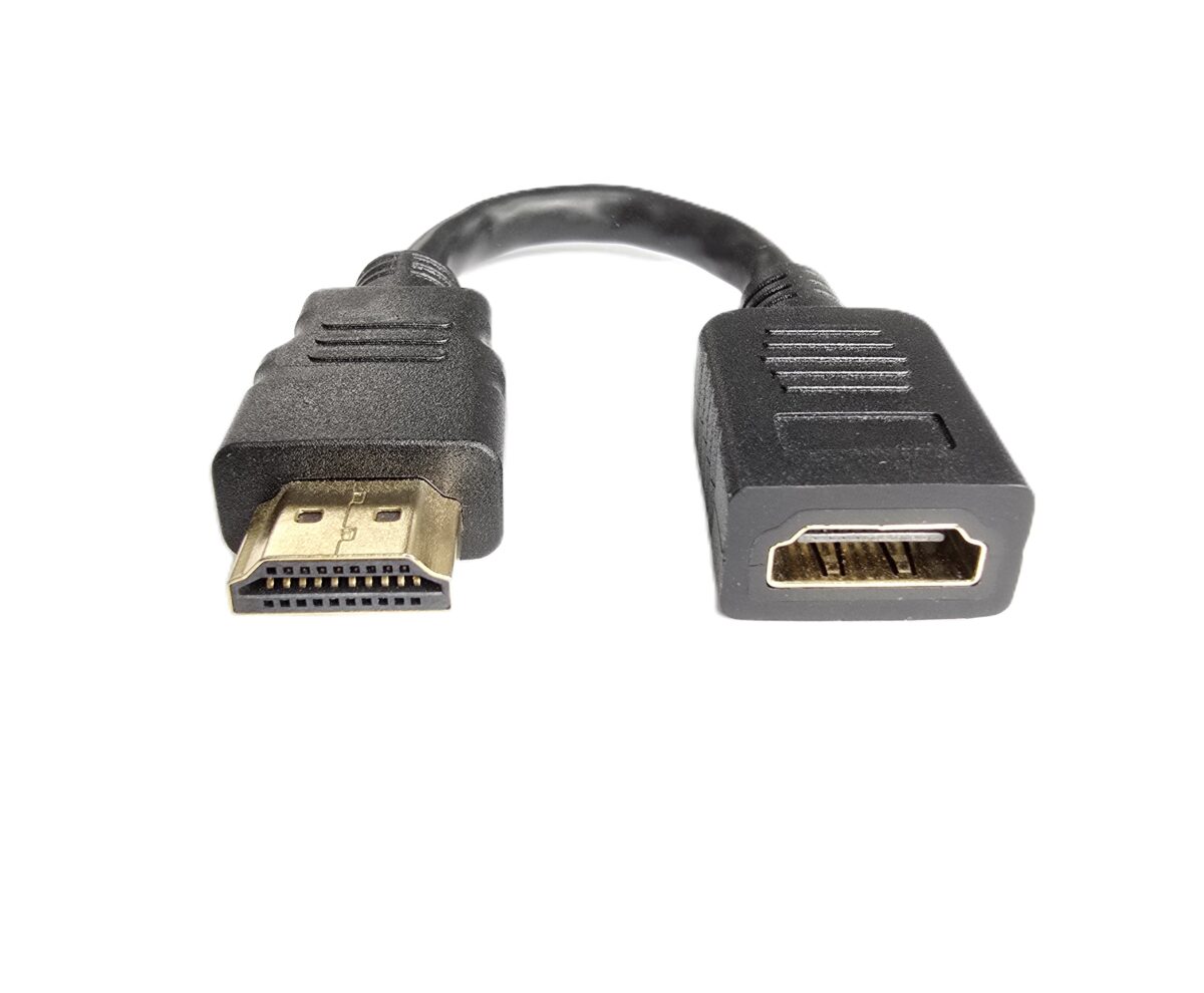 HDMI-Verlängerungskabel 15cm – Bild 1