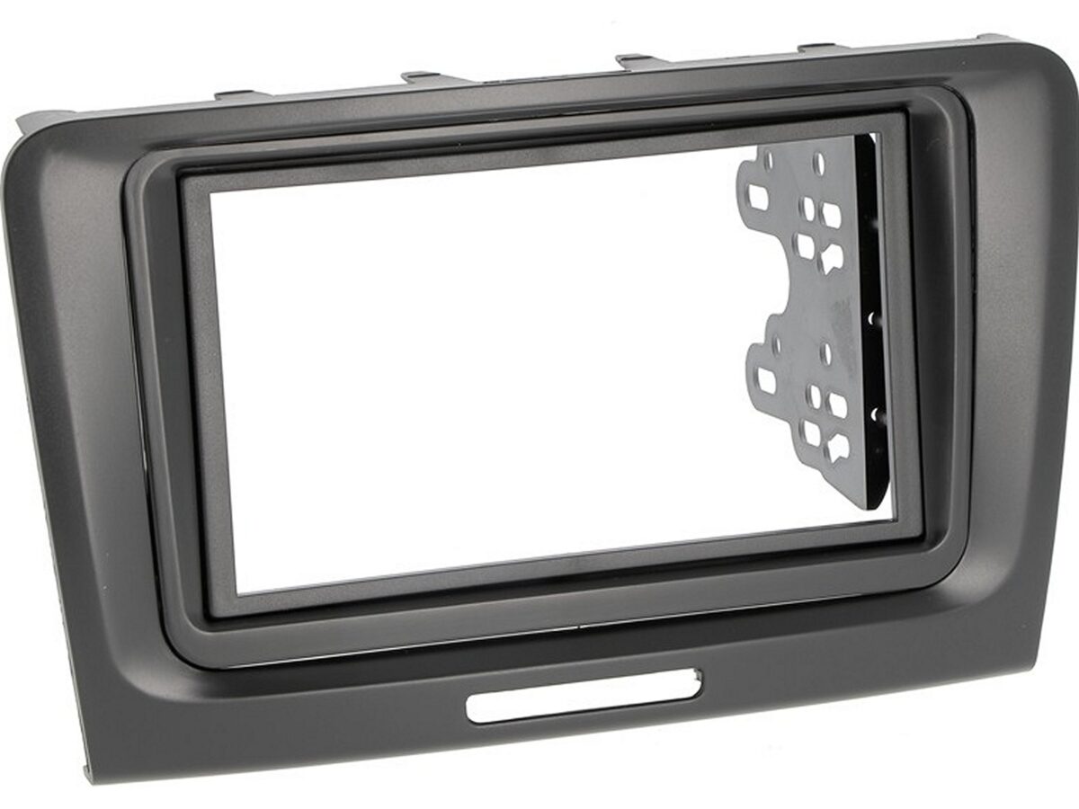 Radioblende SKODA Superb 3T ab Bj. 2008 2DIN schwarz – Bild 1