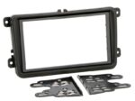 Radioblende SKODA Yeti ab 2009 2DIN black manuelle Klima – Bild 3