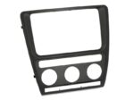 Radioblende SKODA Octavia 1Z ab 2004-09 2DIN black Klimaautomatik – Bild 2