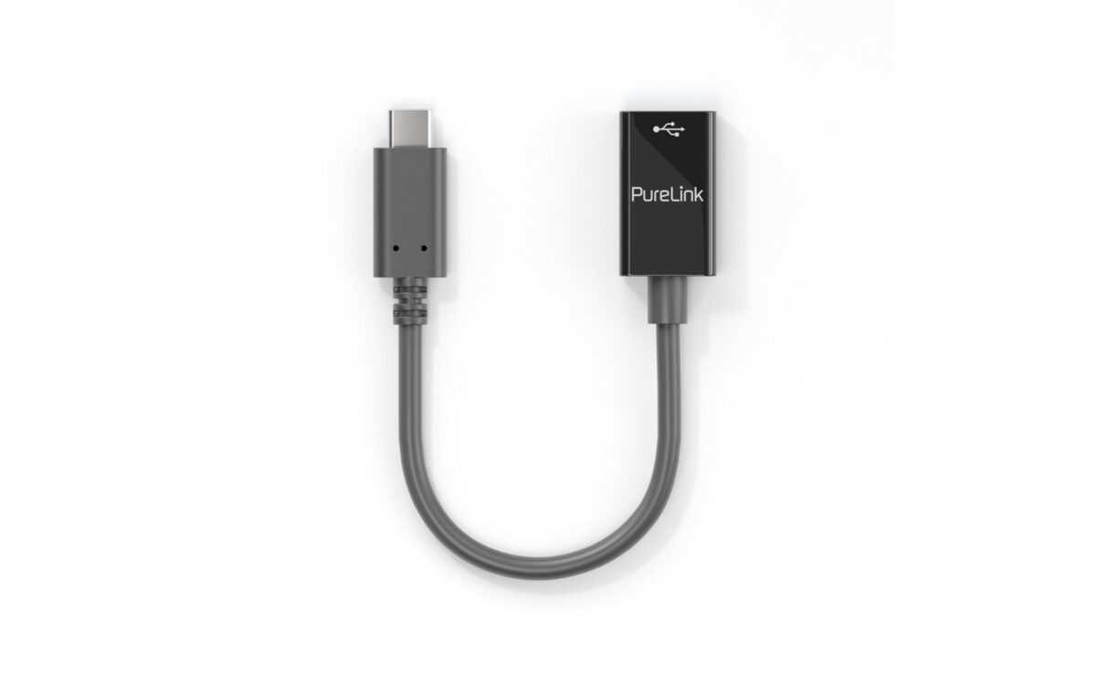 USB 3.1 Adapter IS231 USB-C Stecker - USB-A Buchse, OTG 0,10m, schwarz – Bild 3