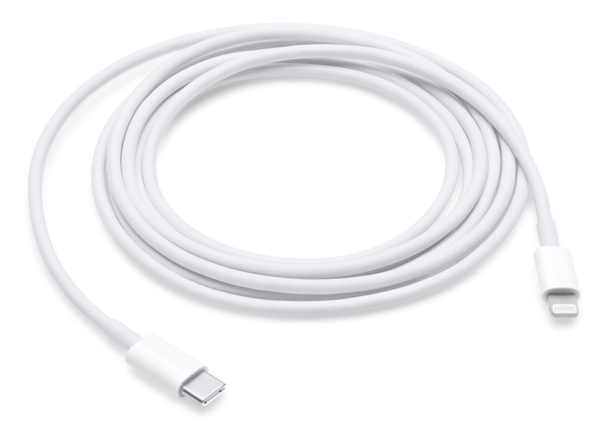 Apple Lightning Connector auf USB C Kabel MKQ427ZM/A - Länge: 2 m - Farbe: weiß – Bild 1