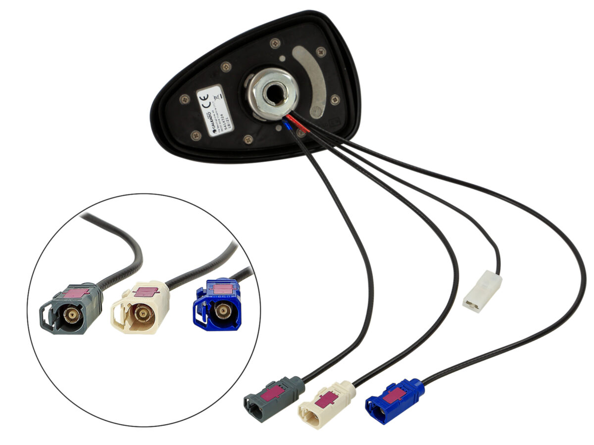 Dachantenne AM/FM DAB/DAB GNSS GPS/GLONASS Shark II – Bild 1