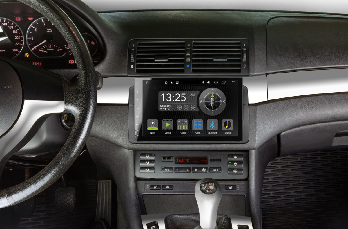 Radical R-C12BM1Android Autoradio für BMW 3er E46 Limousine, Touring, Coupe, M3 – Bild 2