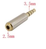 Klinke adapter 3.5mm männlich - 2.5mm weiblich Stereo – Bild 2