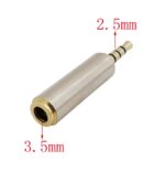Klinke adapter 3.5mm männlich - 2.5mm weiblich Stereo – Bild 2