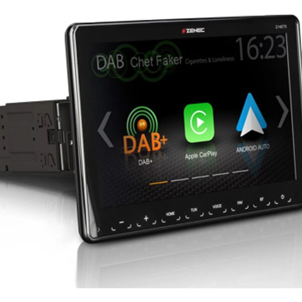 ZENEC Z-N875 1-DIN Moniceiver Android Auto Apple CarPlay DAB