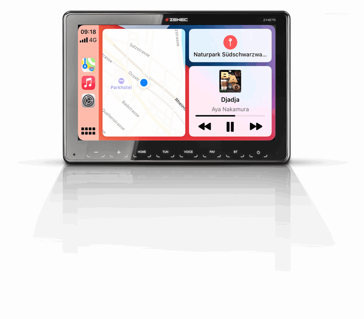 ZENEC Z-N875 1-DIN Moniceiver Android Auto Apple CarPlay DAB – Bild 7