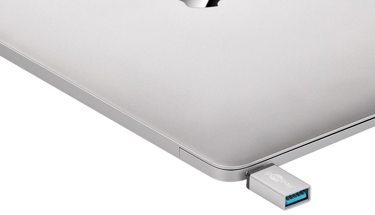 USB C Stecker auf USB 3.0 A Buchse, silber – Bild 3