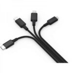 USB-Ladekabel 1,2 m - Typ C, 1x USB C, 2x 8-pin, 1x Micro, 1x USB/USB-C Kombiste – Bild 2