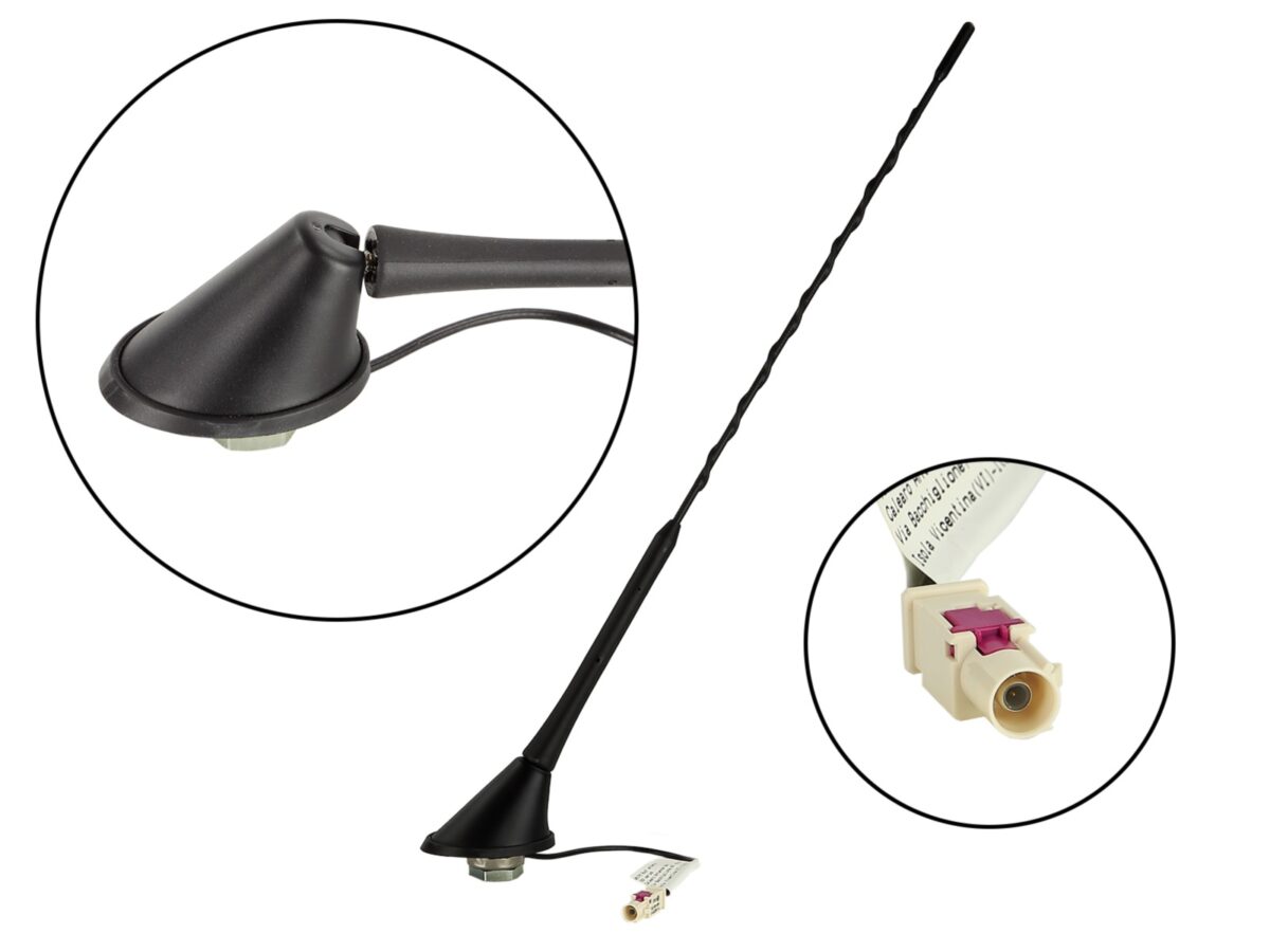 Dachantenne AM/FM 60 Stabneigung 12V Phantom anti-theft – Bild 1