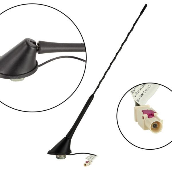 Dachantenne AM/FM 60 Stabneigung 12V Phantom anti-theft