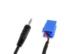 AUX IN Adapter ALFA ROMEO LANCIA FIAT ab 2007 Mini ISO blau - Klinke – Bild 2