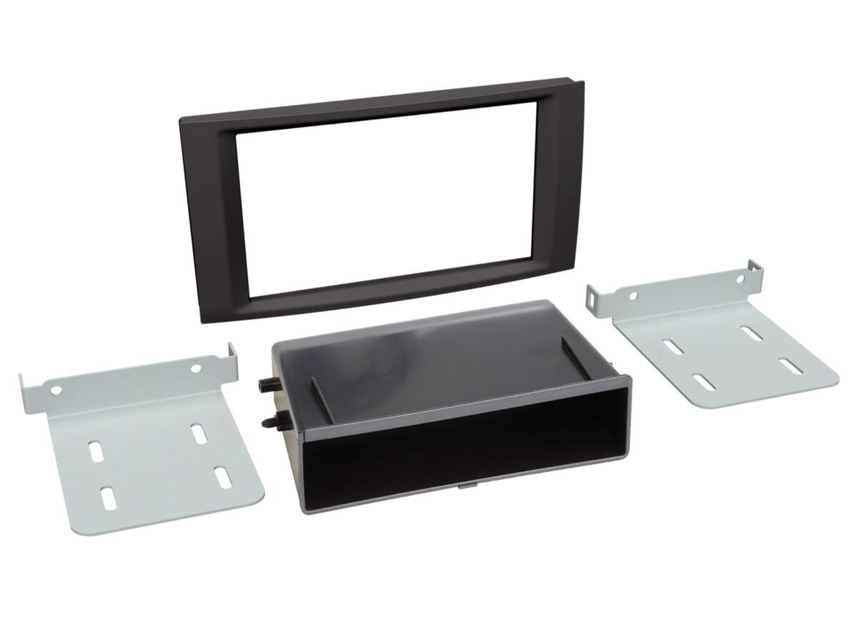 2-DIN Radioblende mit Fach VW T5/Touareg – Bild 1