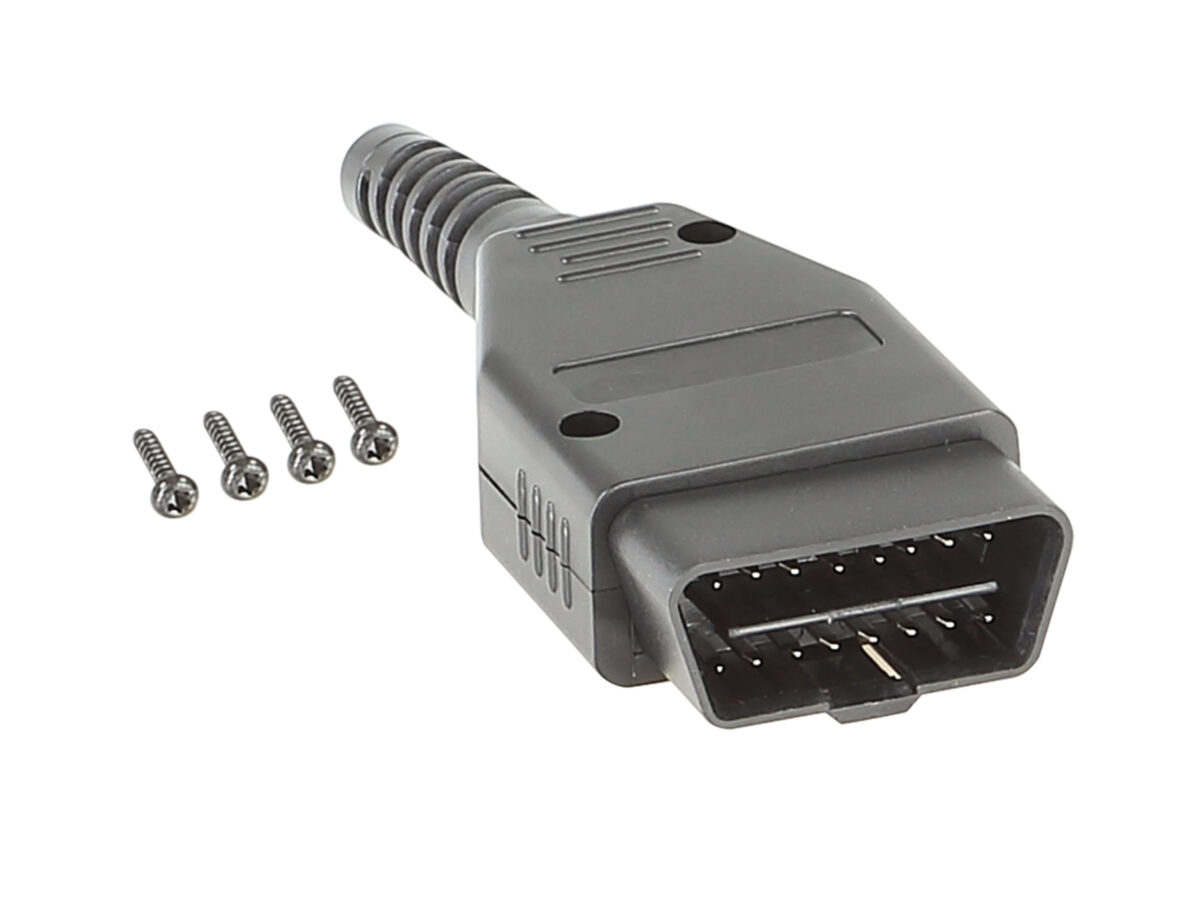 OBD Anschluss Stecker gerader Anschluss Lötfahnen – Bild 1