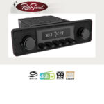 RETROSOUND MOTOR-1DAB DAB Komplett-Set Black mit Zubehör