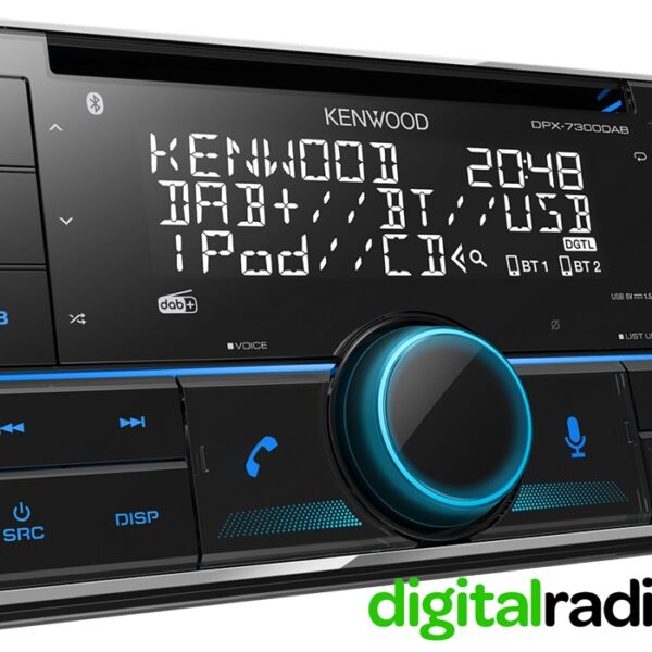 Kenwood DPX-7300DAB 2-DIN CD / USB / Bluetooth / Digitalradio DAB Amazon Alexa
