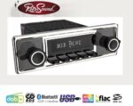 RETROSOUND RSD-BECKER-BLACK-2 DAB DAB Komplett-Set Becker Chrome mit Zubehör