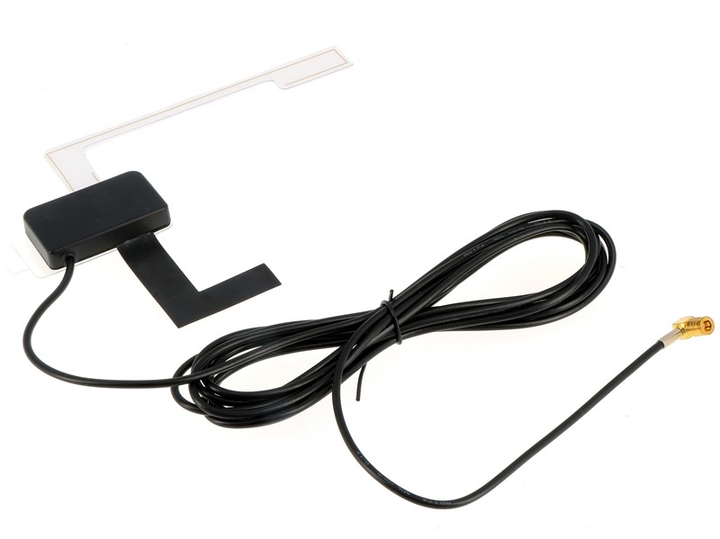 Scheiben Antenne DAB DAB aktiv mit 3m Kabel SMB F